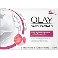 Lingettes nettoyantes hydratantes Daily Facials