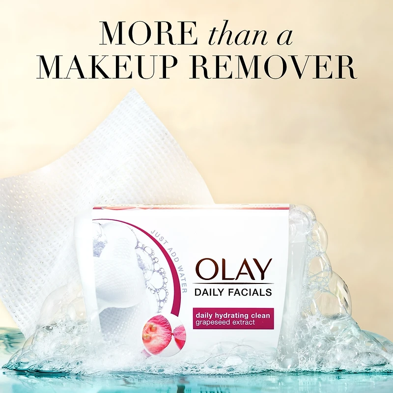 Lingettes nettoyantes hydratantes Daily Facials