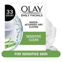 Daily Facial Sensitive Cleansing Cloths w/ Aloe Extract