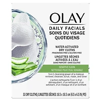 Daily Facial Sensitive Cleansing Cloths w/ Aloe Extract