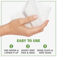 Daily Facial Sensitive Cleansing Cloths w/ Aloe Extract
