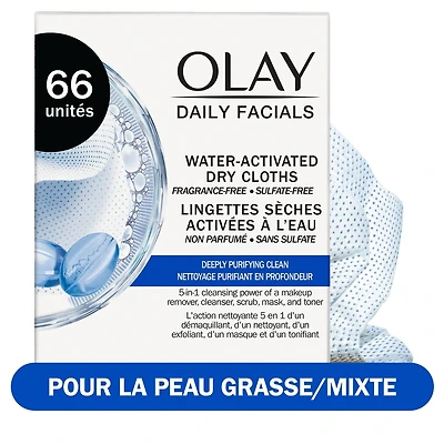 Lingettes pour un nettoyage purifiant en profondeur Daily Facials