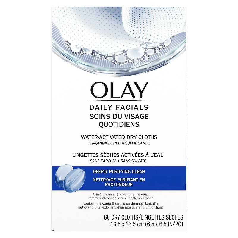 Lingettes pour un nettoyage purifiant en profondeur Daily Facials