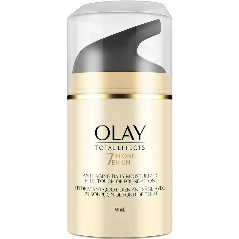 Crème CC hydratante quotidienne pavec un soupçon de fond de teint Total Effects