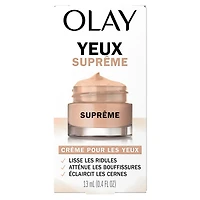 Crème suprême pour les yeux, les rides, les bouffissures et les cernes
