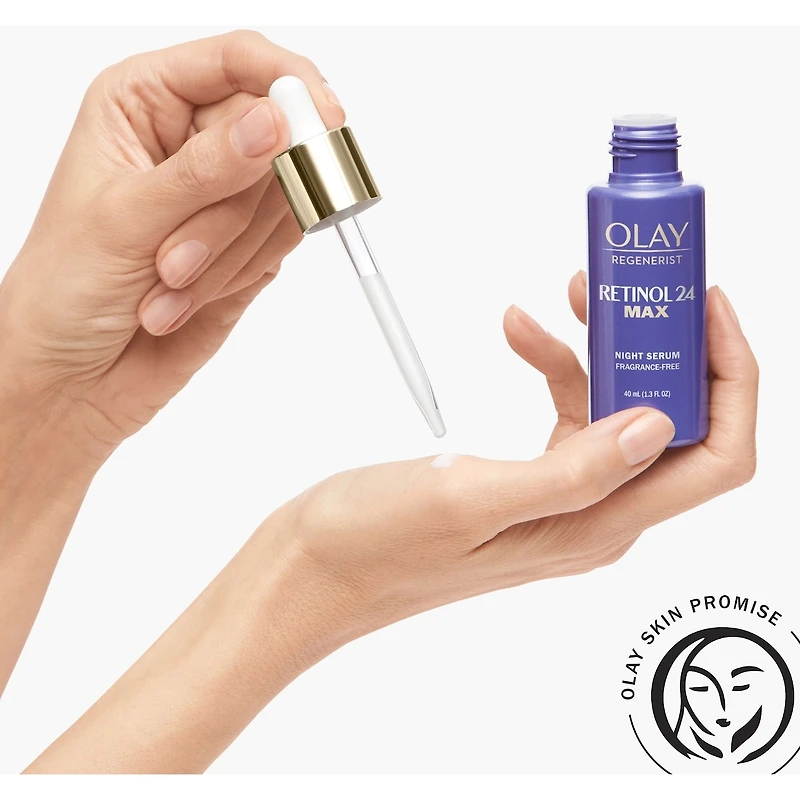 Sérum de nuit pour le visage Olay Regenerist Retinol 24 MAX, 40 mL
