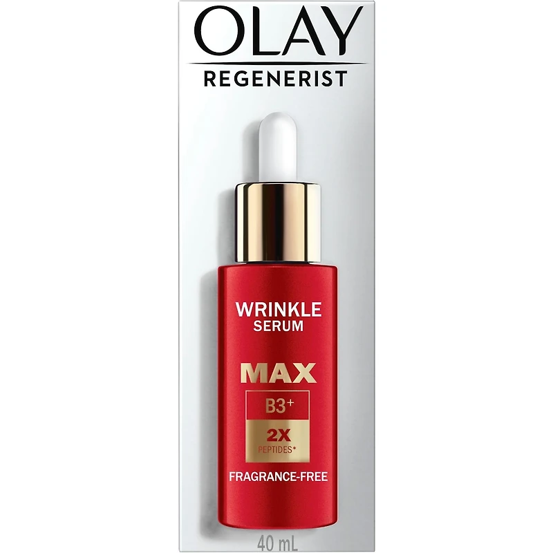 Sérum anti-rides Olay Regenerist MAX avec peptides, 40 mL