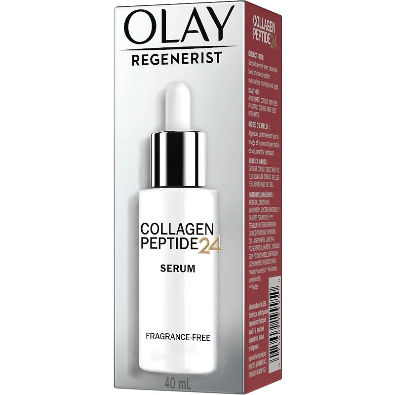 Sérum Olay Regenerist avec peptide de collagène 24, non parfumé, 40 mL