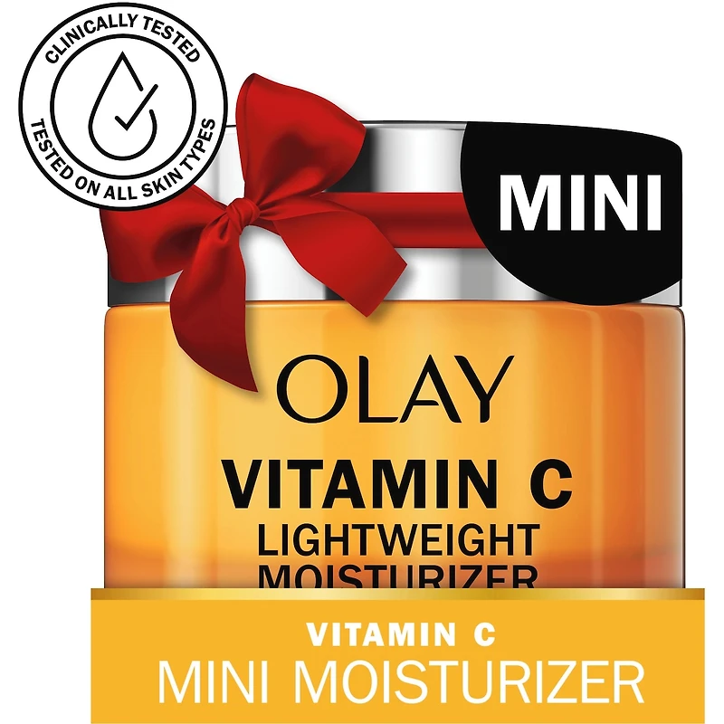 Hydratant léger Mini Donner de l’éclat, unifier le teint, hydrater avec vitamine C, format d’essai, 15mL (0,5oz)
