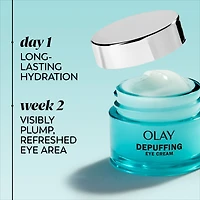 Gel crème pour les yeux Olay acide hyaluronique + peptide 24, non parfumée