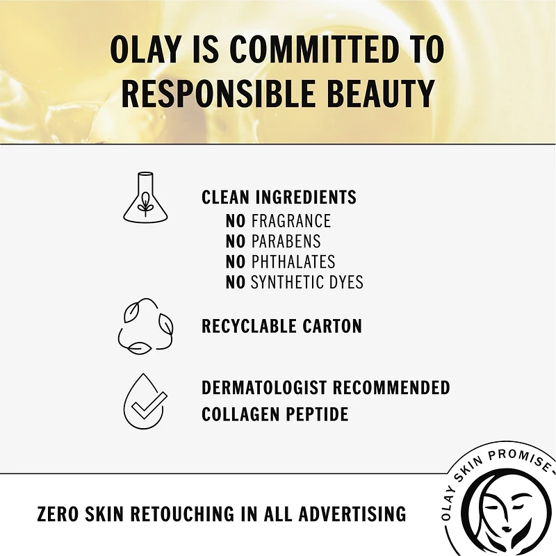 Sérum Olay peptide de collagène 24 MAX, non parfumé