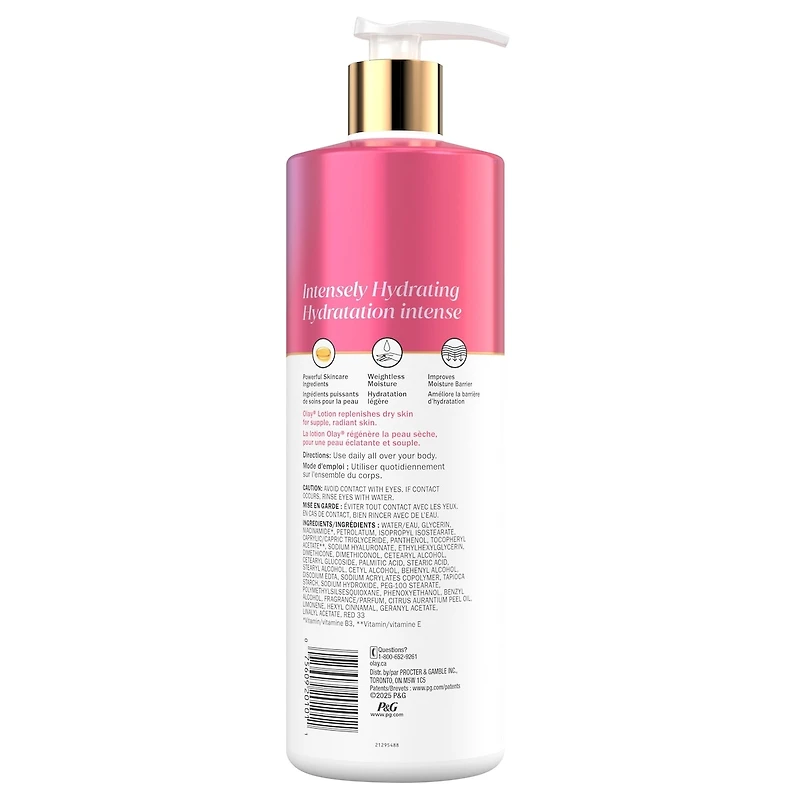 Nourishing & Hydrating Body Lotion with Hyaluronic Acid, 502 mL Pump