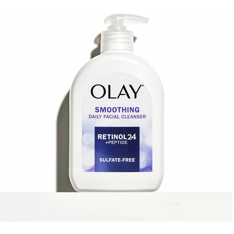 Olay Retinol 24 + Peptide Face Wash, Smoothing, Sulfate-Free, 473 mL