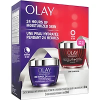 Ensemble-cadeau jour et nuit, hydratant facial FPS 50 mL, crème de nuit 50 mL