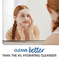 Nettoyant fondant pour le visage + Hyaluronique, nettoyant pour le visage activé par l’eau, 32 unités, pour nettoyer, tonifier et rafraîchir la peau