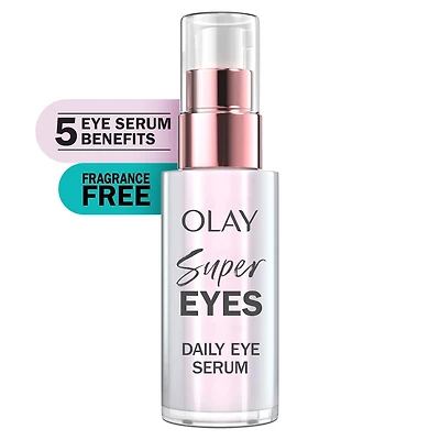 Super Eye Daily Serum, 5-in-1 Eye Serum with Vitamin C and Niacinamide to Brighten, Depuff, and Smooth