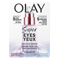 Super Eye Daily Serum, 5-in-1 Eye Serum with Vitamin C and Niacinamide to Brighten, Depuff, and Smooth