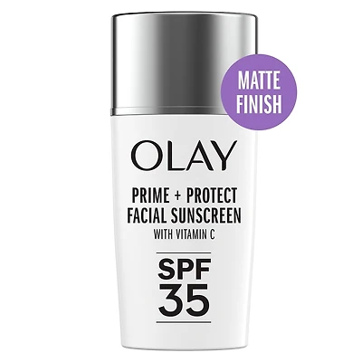 Prime & Protect SPF 35 Face Sunscreen , Matte Finish SPF Makeup Primer and Lightweight Sunscreen for All Skin Types