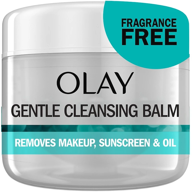 Gentle Cleansing Balm Makeup Remover, Fragrance Free, Hydrating Face Cleanser Removes Makeup, Sunscreen and Oil