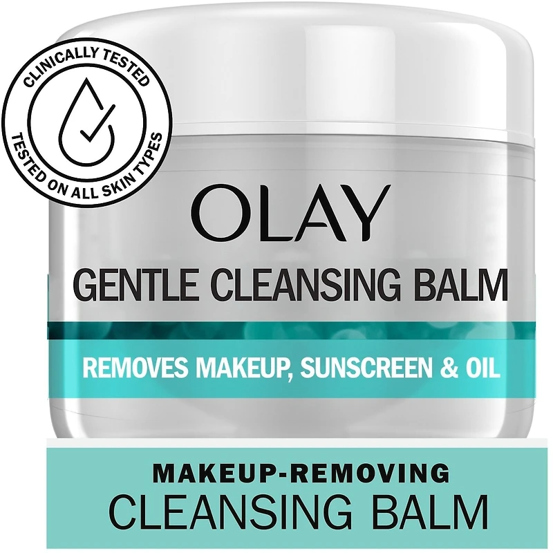 Gentle Cleansing Balm Makeup Remover, Fragrance Free, Hydrating Face Cleanser Removes Makeup, Sunscreen and Oil