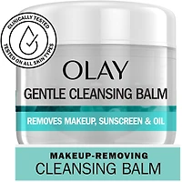 Gentle Cleansing Balm Makeup Remover, Fragrance Free, Hydrating Face Cleanser Removes Makeup, Sunscreen and Oil