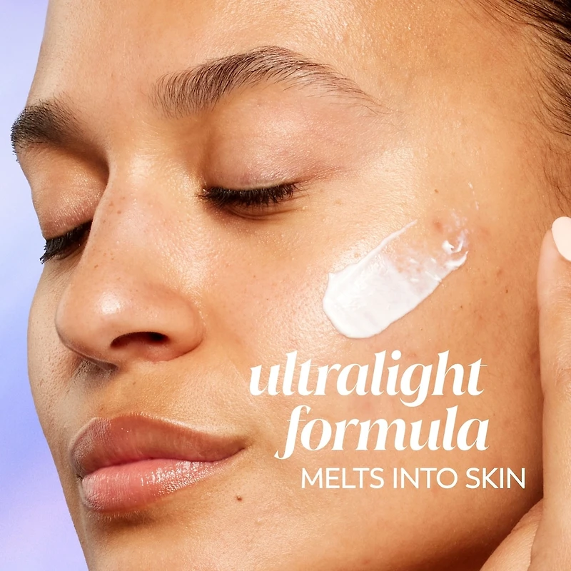 Super Cream with Sunscreen SPF, Ultra Lightweight Face Moisturizer that hydrates, smooths, brightens, firms, and protects with SPF.