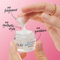 Active Hydrating Eye Gel, Fragrance-Free, Anti-Aging Eye Cream with Hyaluronic Acid and Niacinamide