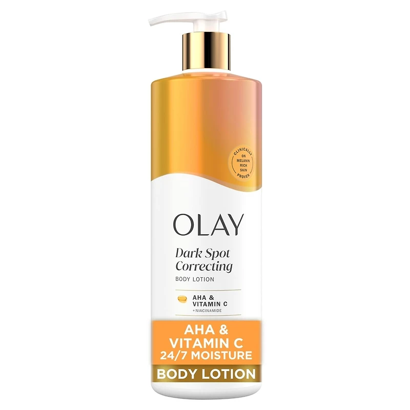 Dark Spot Correcting Body Lotion with AHA, Vitamin C and Niacinamide, Exfoliating Body Lotion