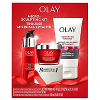 Regenerist Micro-Sculpting Cream Holiday Pack, Skincare Gift Set, 3pc, Face Cleanser, Face Serum, Face Moisturizer