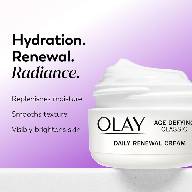 Age Defy Holiday Pack, Skincare Gift Set, 3pc, Face Cleanser, Daily Face Moisturizer, Night Cream