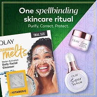 x Wicked: For Good: Better Together Mini Set, Skin Care Gift Set, 3pc, Face Cleanser, Mini Face Serum, Mini Face Moisturizer