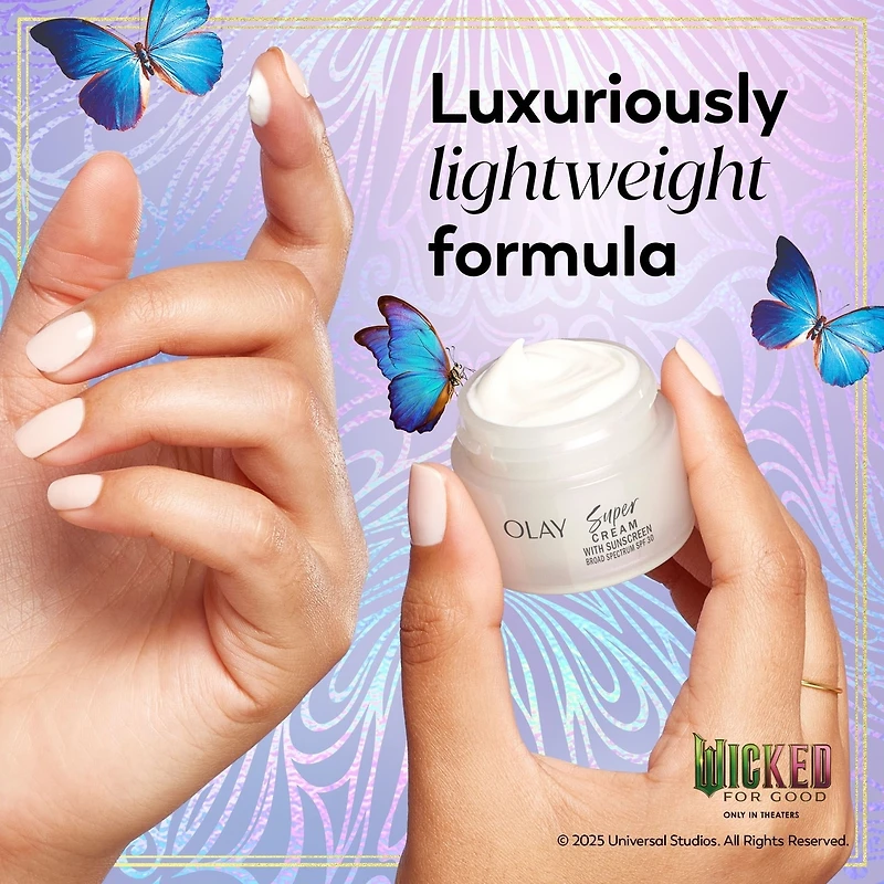 x Wicked: For Good: Better Together Mini Set, Skin Care Gift Set, 3pc, Face Cleanser, Mini Face Serum, Mini Face Moisturizer