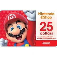 Cartes-cadeaux numériques Nintendo E-Shop espÃ¨ces