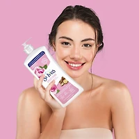 St. Ives  Smoothing Body Lotion hydrates for smooth, silky skin Rose & Argan Oil made with 100% natural moisturizers 621 mL