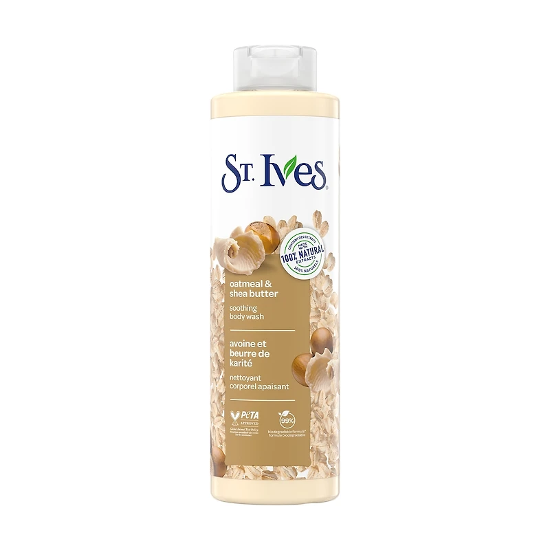 Soothing Body Wash for Women, Oatmeal & Shea Butter 650 mL