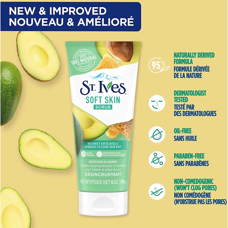 Soft Skin Avocado & Honey  Scrub  170 g