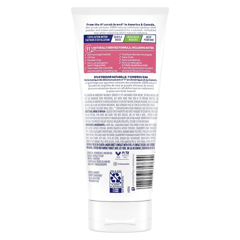Radiant Skin Pink Lemon & Mandarin Orange  Scrub  170 g