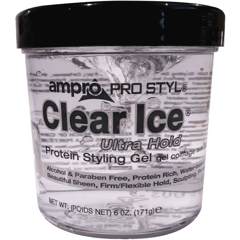 Gel coiffant à base de protéines Ampro Style, Clear Ice