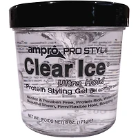 Gel coiffant à base de protéines Ampro Style, Clear Ice