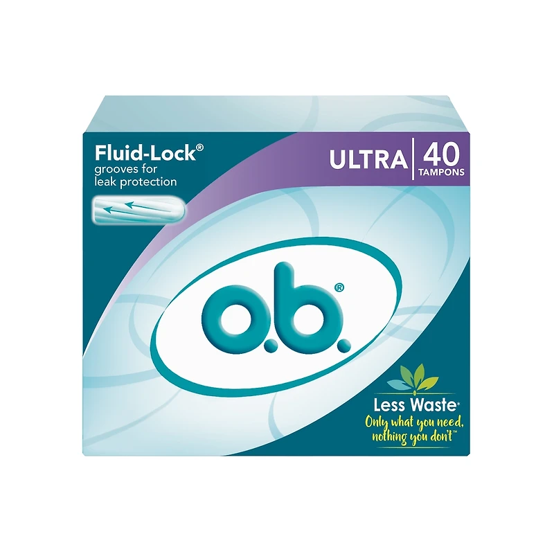 Tampons o.b. originaux sans applicateur à absorptivité ultra