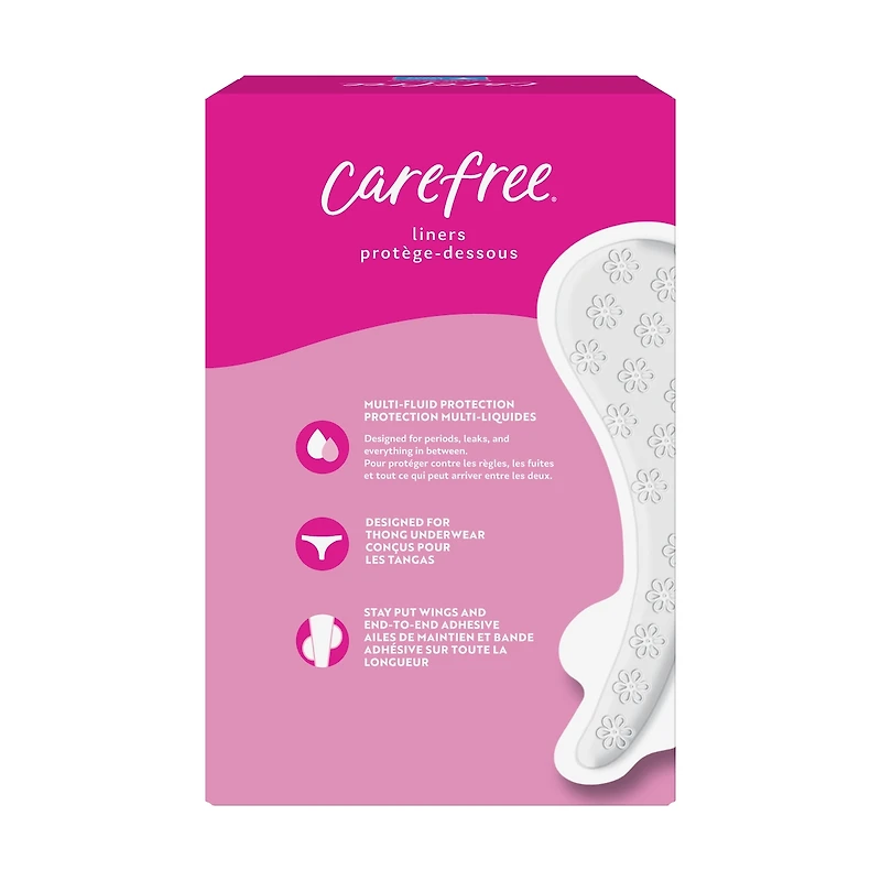 Thong Panty Liners Thin To Go Pack of 49 Liners
