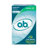 Tampons o.b. originaux sans applicateur à absorptivité super