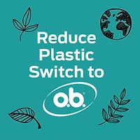 o.b. Original Non-Applicator Tampons Super Absorbancy
