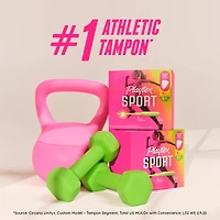 Sport Unscented Athletic Tampons Regular
