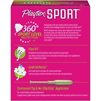 Tampons non parfumés pour athlètes Sport de Playtex à absorptivité super plus