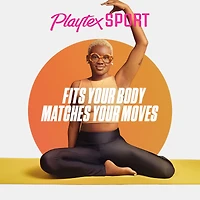 Tampons non parfumés pour athlètes Sport de Playtex à absorptivité super plus