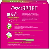 Tampons non parfumés Sport de Playtex à absorptivité super plus