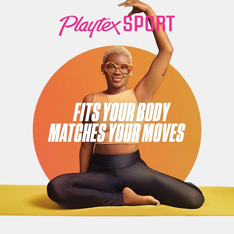 Tampons non parfumés Sport de Playtex à absorptivité super plus