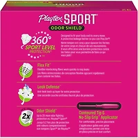 Playtex Sport Tampons with Odor Shield, Unscented, Regular