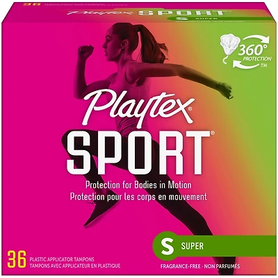 Sport Tampons, Unscented, Super